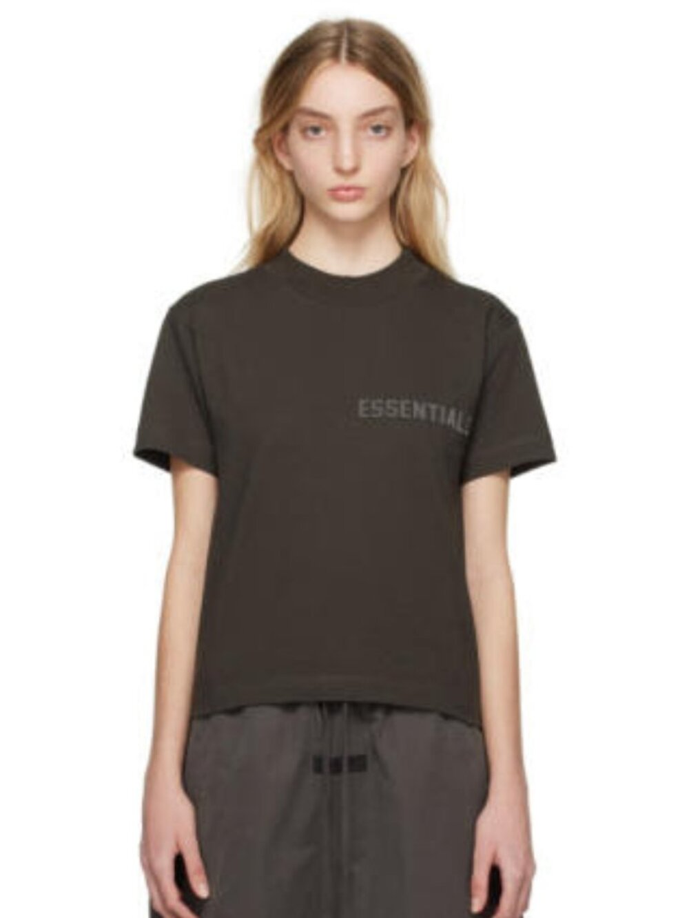 Essentials Fear of God Grey Crewneck T-Shirt